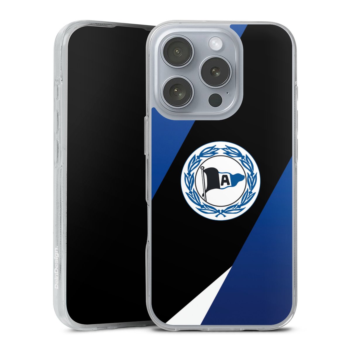 iPhone 16 Pro Handy Silikon Hülle Case transparent Handyhülle Official Licensed Product Arminia Bielefeld Dsc Silikon Case