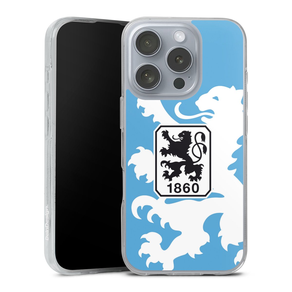 iPhone 16 Pro Handy Silikon Hülle Case transparent Handyhülle Coat Of Arms Official Licensed Product Silikon Case