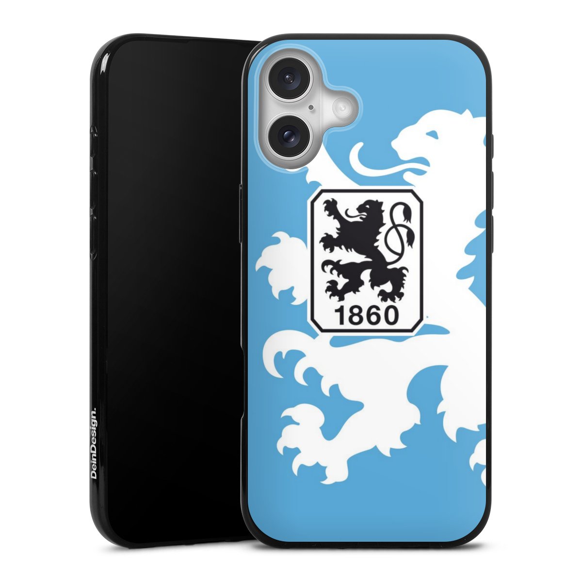 iPhone 16 Plus Handy Silikon Hülle Case schwarz Handyhülle Official Licensed Product Coat Of Arms