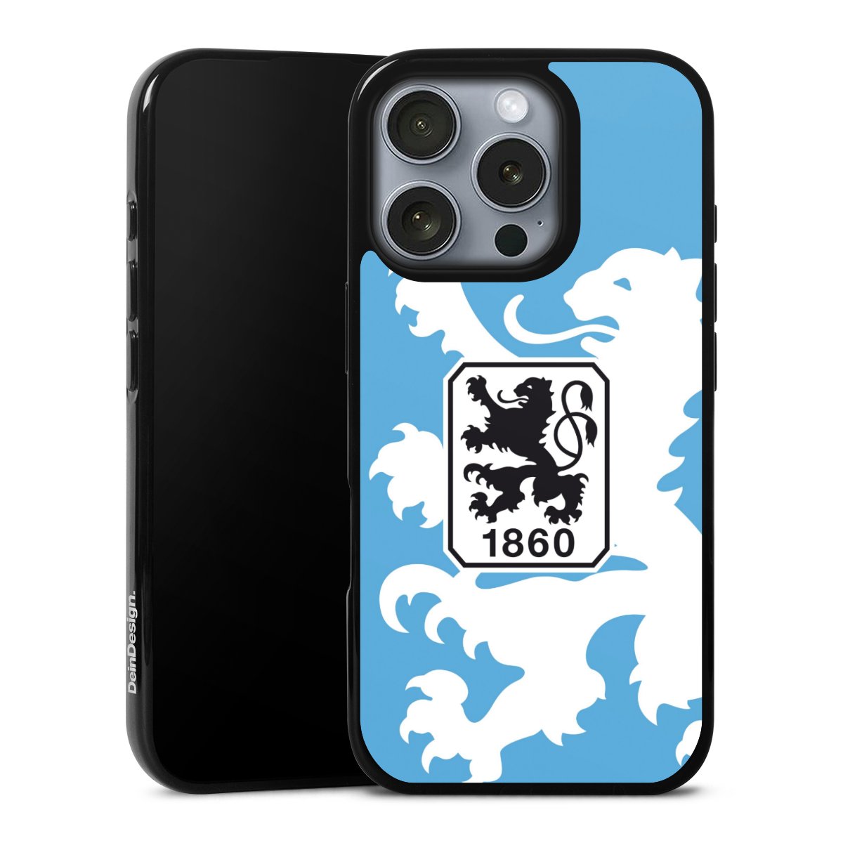 iPhone 16 Pro Handy Silikon Hülle Case schwarz Handyhülle Coat Of Arms Official Licensed Product