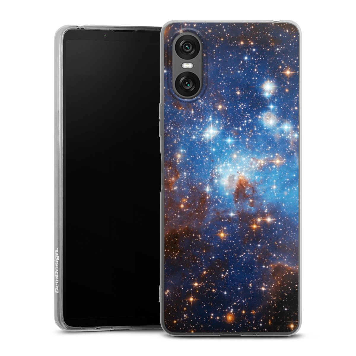 Sony Xperia 10 VI Handy Silikon Hülle Case transparent Handyhülle Star Weltall Galaxy Silikon Case