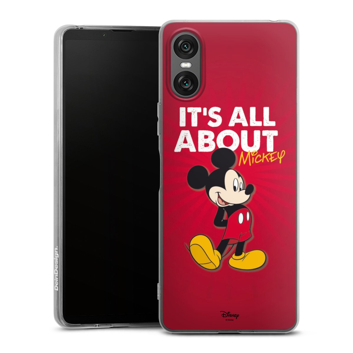 Sony Xperia 10 VI Handy Silikon Hülle Case transparent Handyhülle Mouse Disney Official Licensed Product Silikon Case