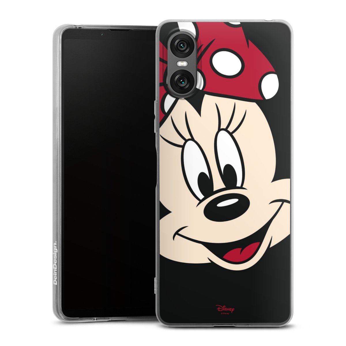 Sony Xperia 10 VI Handy Silikon Hülle Case transparent Handyhülle Minnie Mouse Official Licensed Product Disney Silikon Case