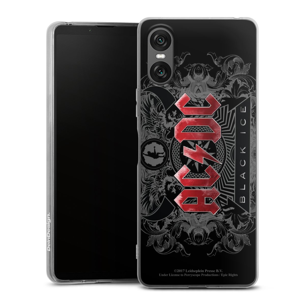 Sony Xperia 10 VI Handy Silikon Hülle Case transparent Handyhülle Merchandise Black Ice Acdc Silikon Case