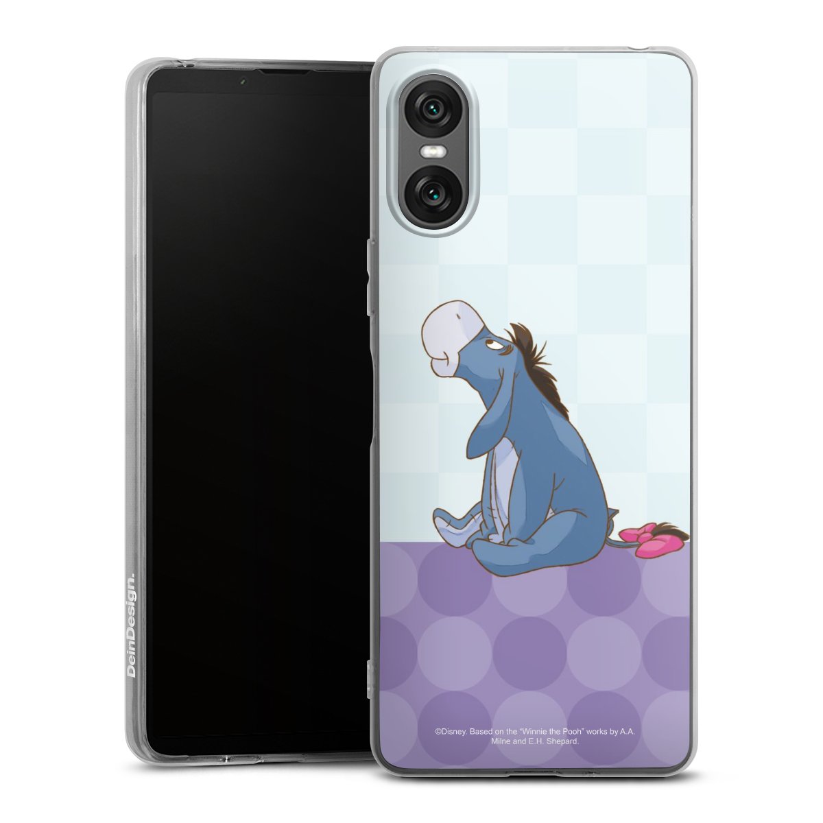 Sony Xperia 10 VI Handy Silikon Hülle Case transparent Handyhülle Disney Donkey Winnie The Pooh Silikon Case