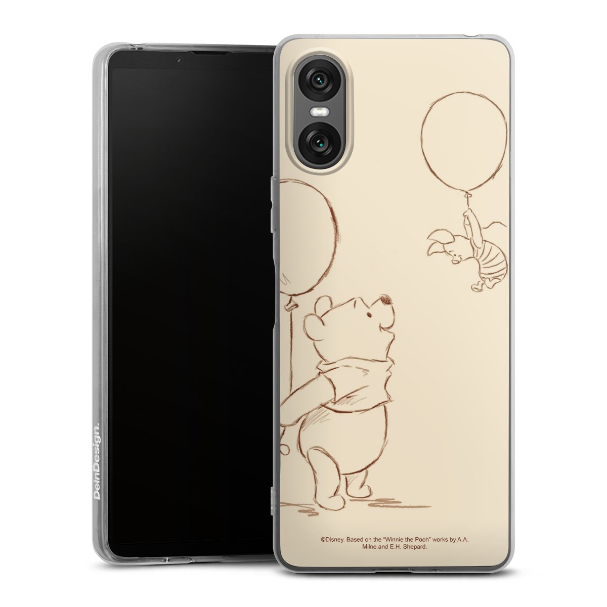 Sony Xperia 10 VI Handy Silikon Hülle Case transparent Handyhülle Official Licensed Product Winnie The Pooh Disney Silikon Case