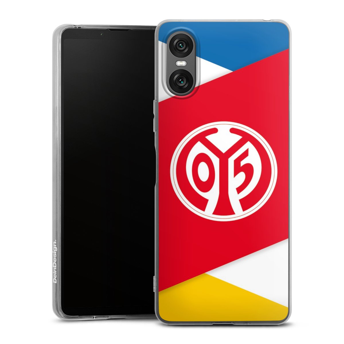 Sony Xperia 10 VI Handy Silikon Hülle Case transparent Handyhülle Official Licensed Product Soccer 1. Fsv Mainz 05 E.V. Silikon Case