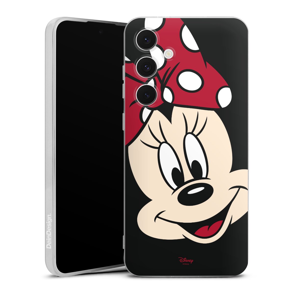 Galaxy S24 FE 5G Handy Silikon Hülle Case transparent Handyhülle Minnie Mouse Official Licensed Product Disney Silikon Case