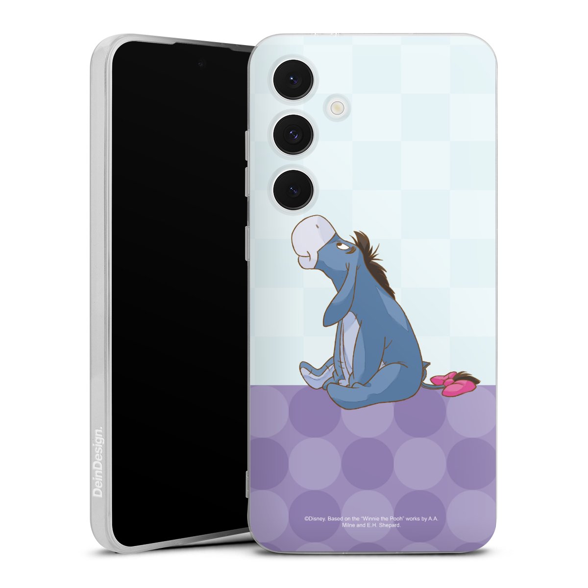 Galaxy S24 FE 5G Handy Silikon Hülle Case transparent Handyhülle Disney Donkey Winnie The Pooh Silikon Case