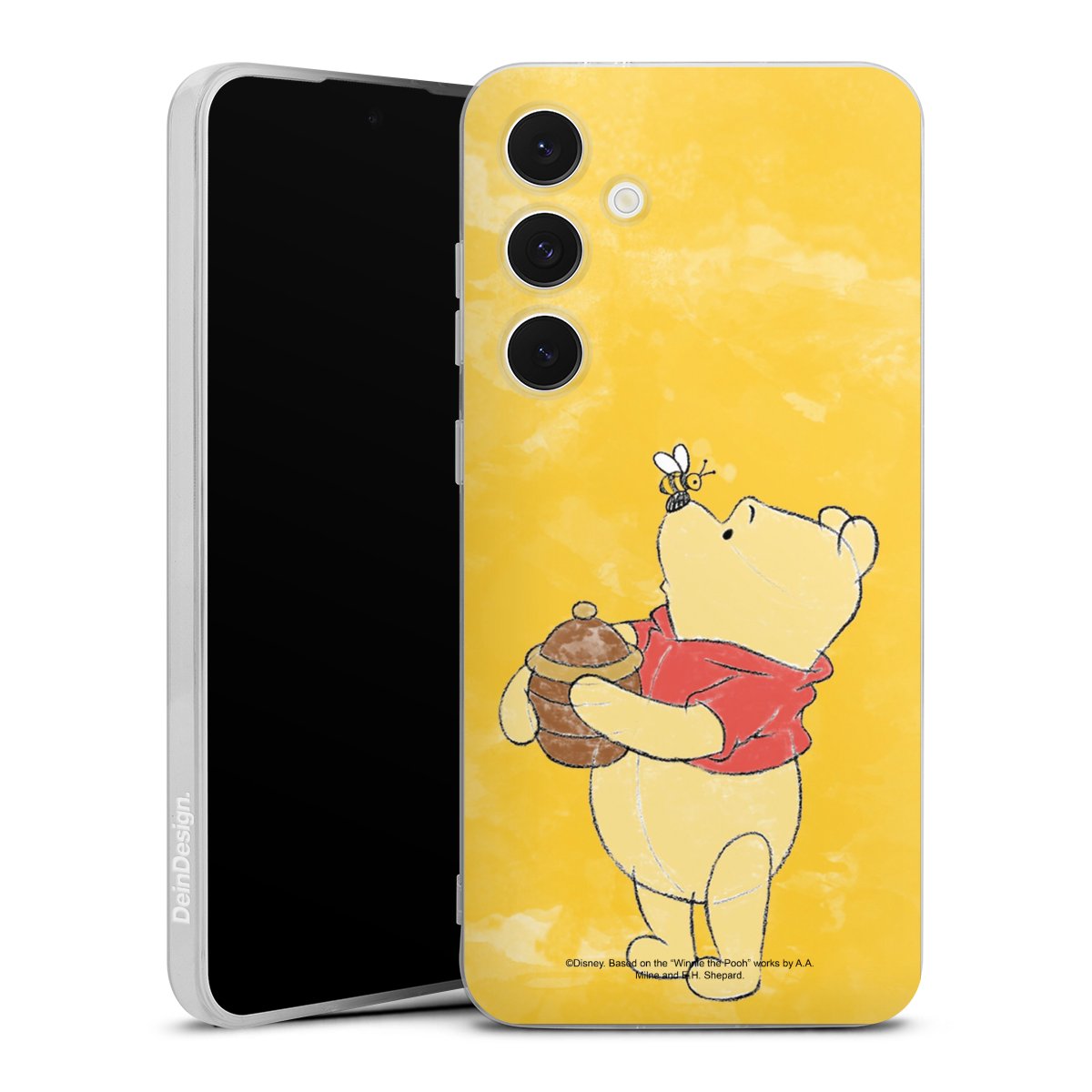 Galaxy S24 FE 5G Handy Silikon Hülle Case transparent Handyhülle Official Licensed Product Winnie The Pooh Disney Silikon Case