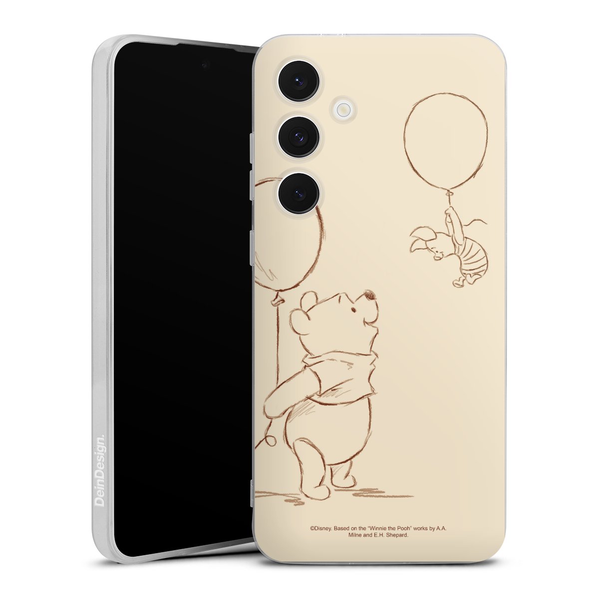 Galaxy S24 FE 5G Handy Silikon Hülle Case transparent Handyhülle Official Licensed Product Winnie The Pooh Disney Silikon Case