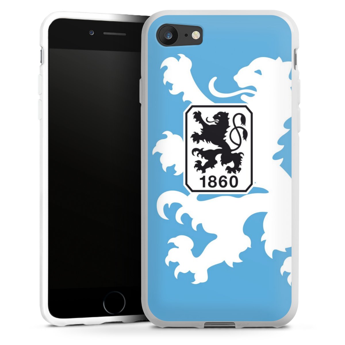 iPhone SE (2020) Handy Silikon Hülle Case weiß Handyhülle Coat Of Arms Official Licensed Product Silikon Case