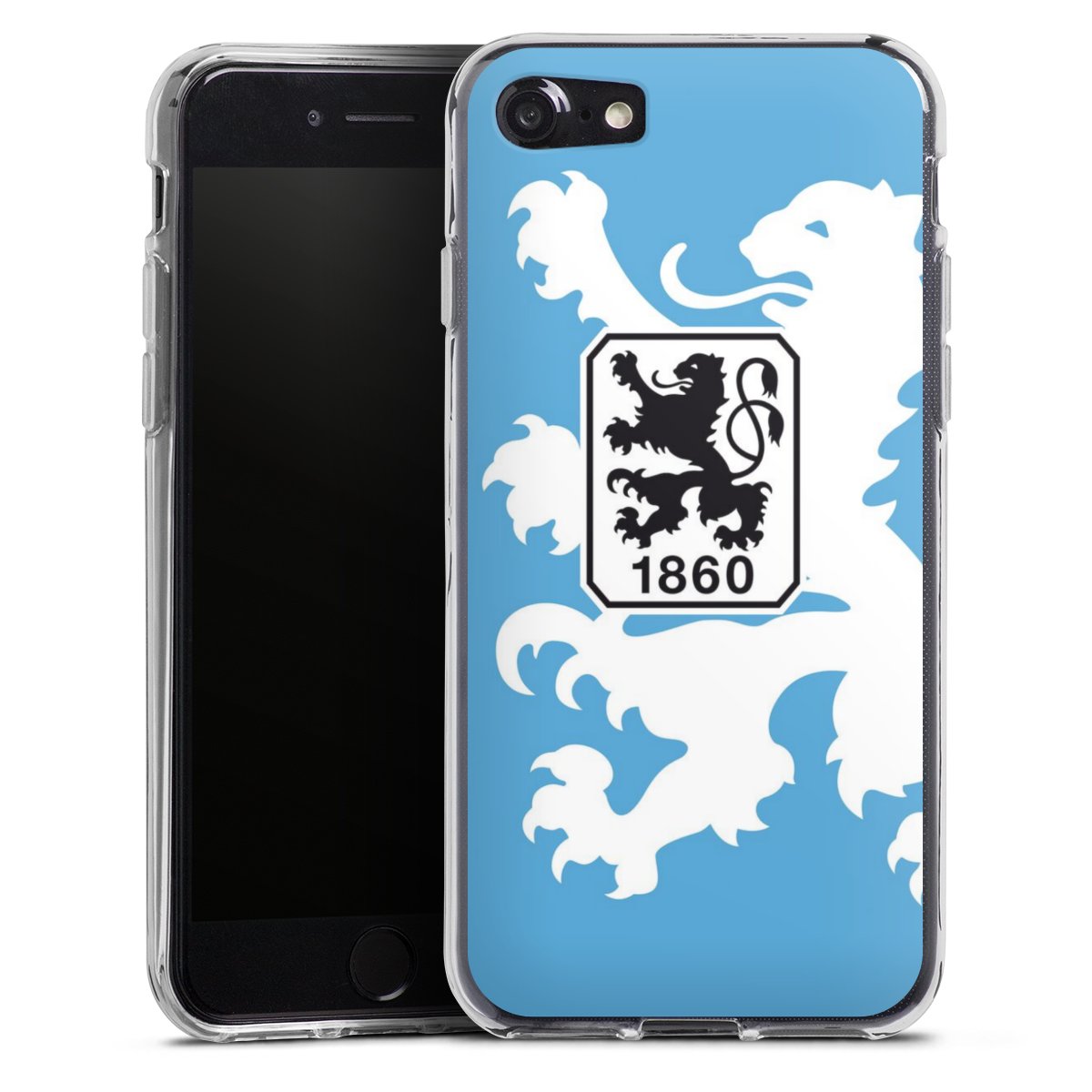 iPhone SE (2020) Handy Silikon Hülle Case transparent Handyhülle Coat Of Arms Official Licensed Product Silikon Case