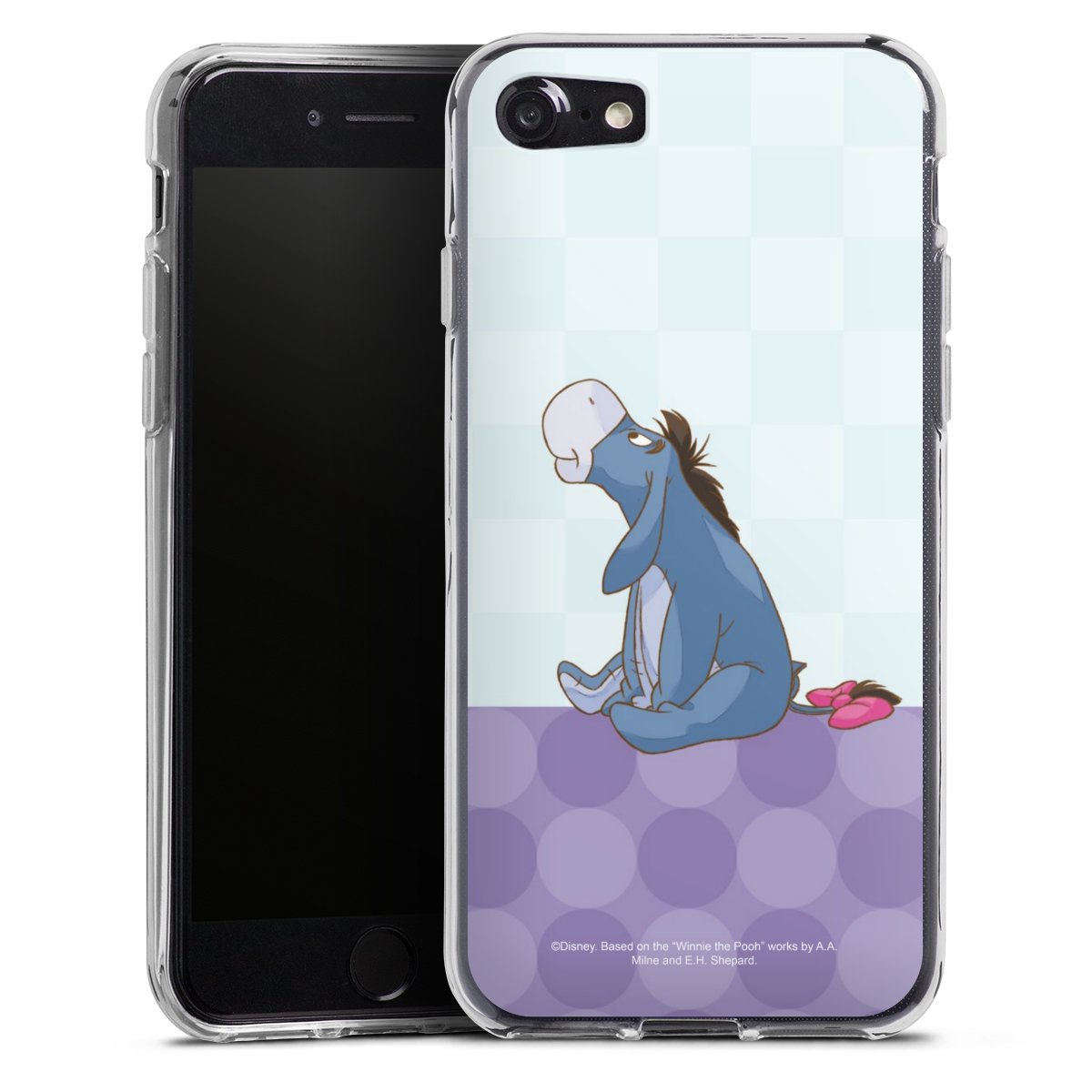 iPhone SE (2020) Handy Silikon Hülle Case transparent Handyhülle Disney Donkey Winnie The Pooh Silikon Case