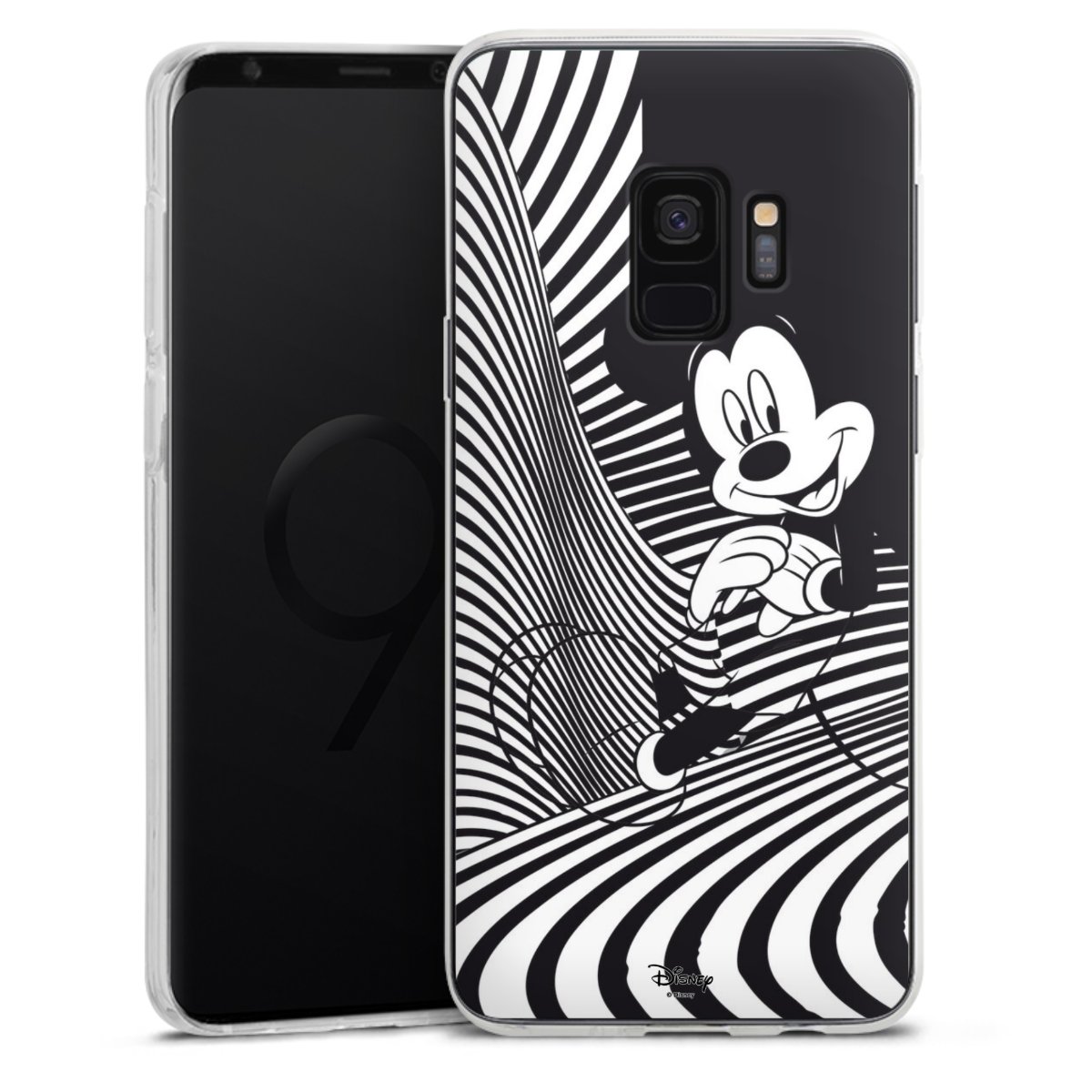 Galaxy S9 Handy Silikon Hülle Case transparent Handyhülle Official Licensed Product Disney Mickey Mouse Silikon Case