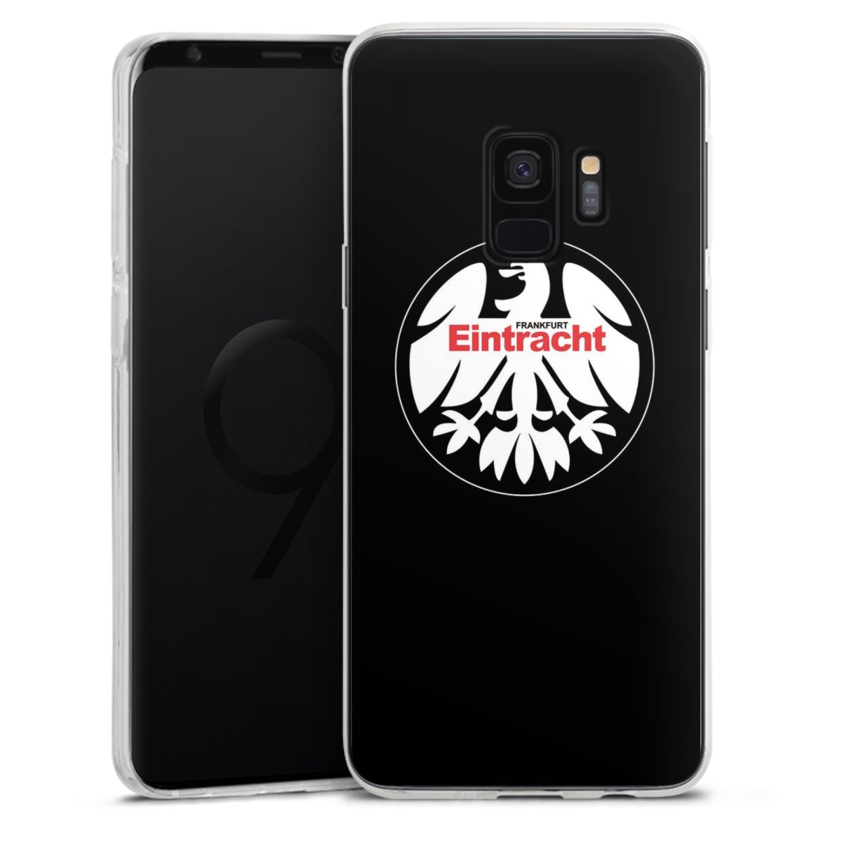 Galaxy S9 Handy Silikon Hülle Case transparent Handyhülle Official Licensed Product Eintracht Frankfurt Sge Silikon Case