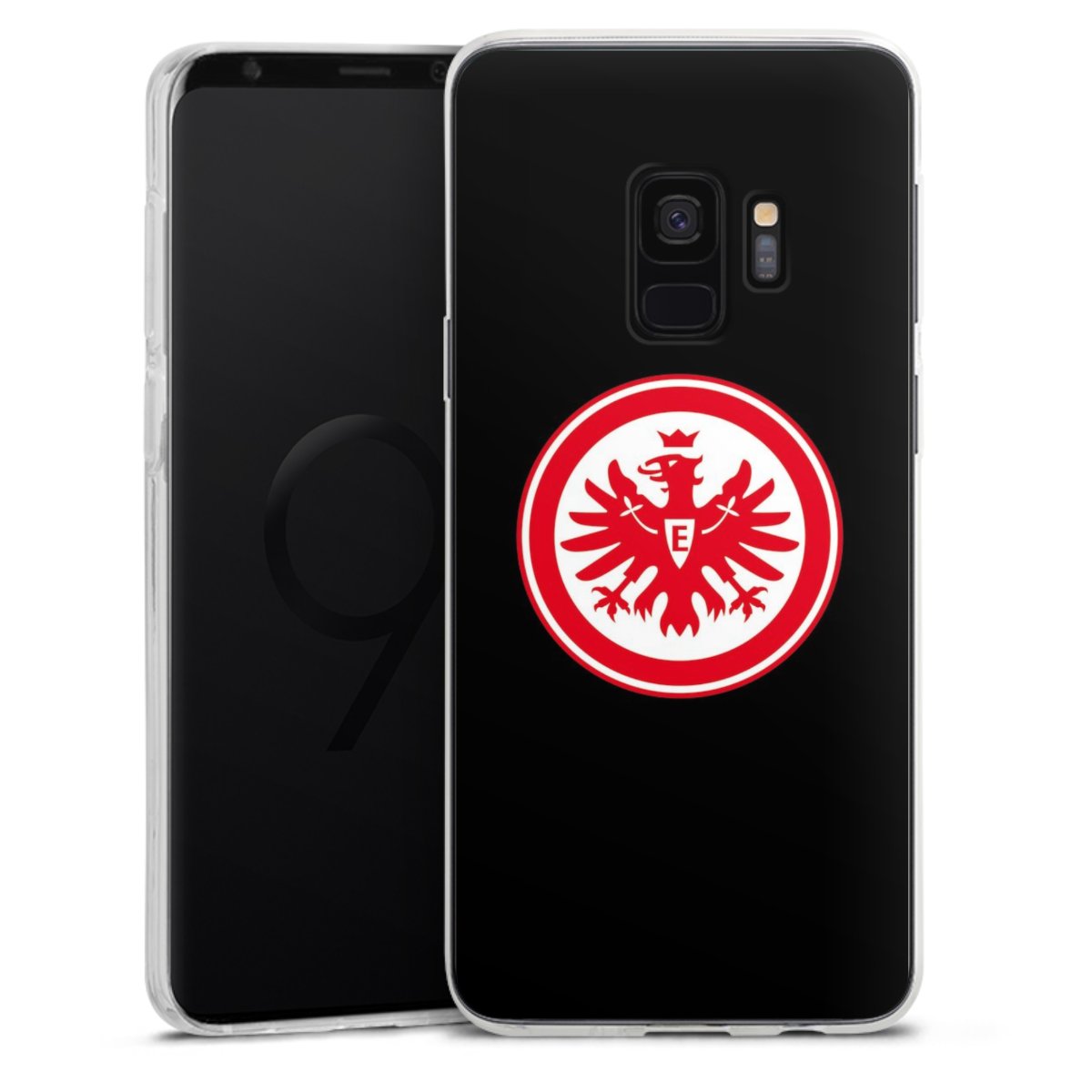 Galaxy S9 Handy Silikon Hülle Case transparent Handyhülle Eintracht Frankfurt Sge Eagle Silikon Case