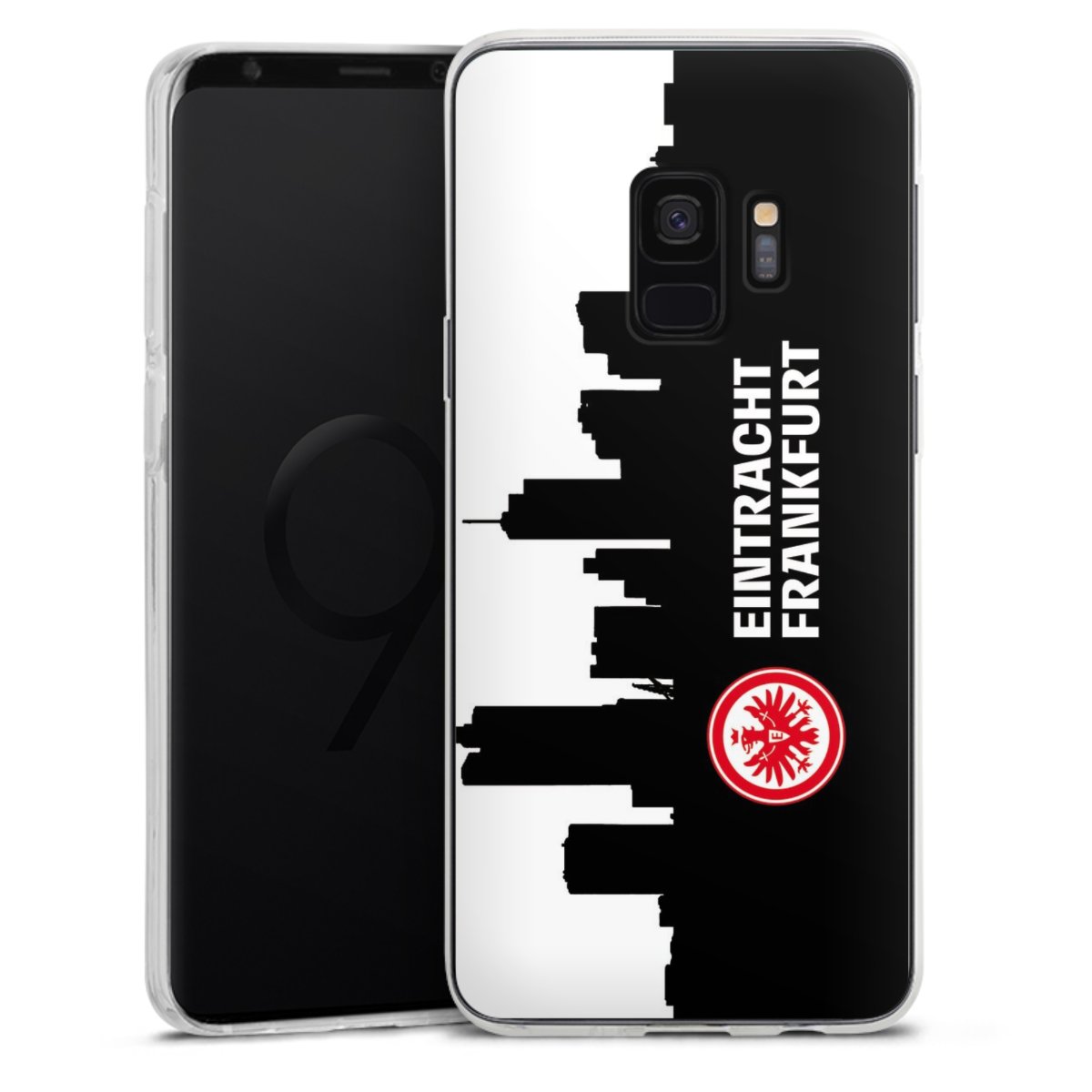 Galaxy S9 Handy Silikon Hülle Case transparent Handyhülle Sge Eintracht Frankfurt Official Licensed Product Silikon Case