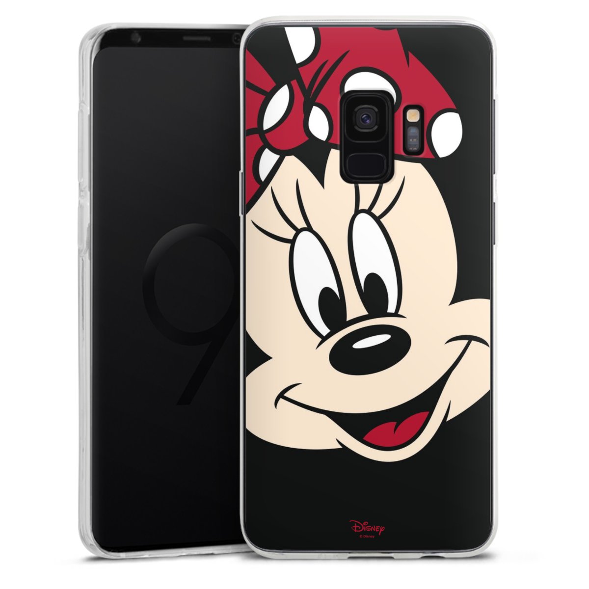 Galaxy S9 Handy Silikon Hülle Case transparent Handyhülle Minnie Mouse Official Licensed Product Disney Silikon Case