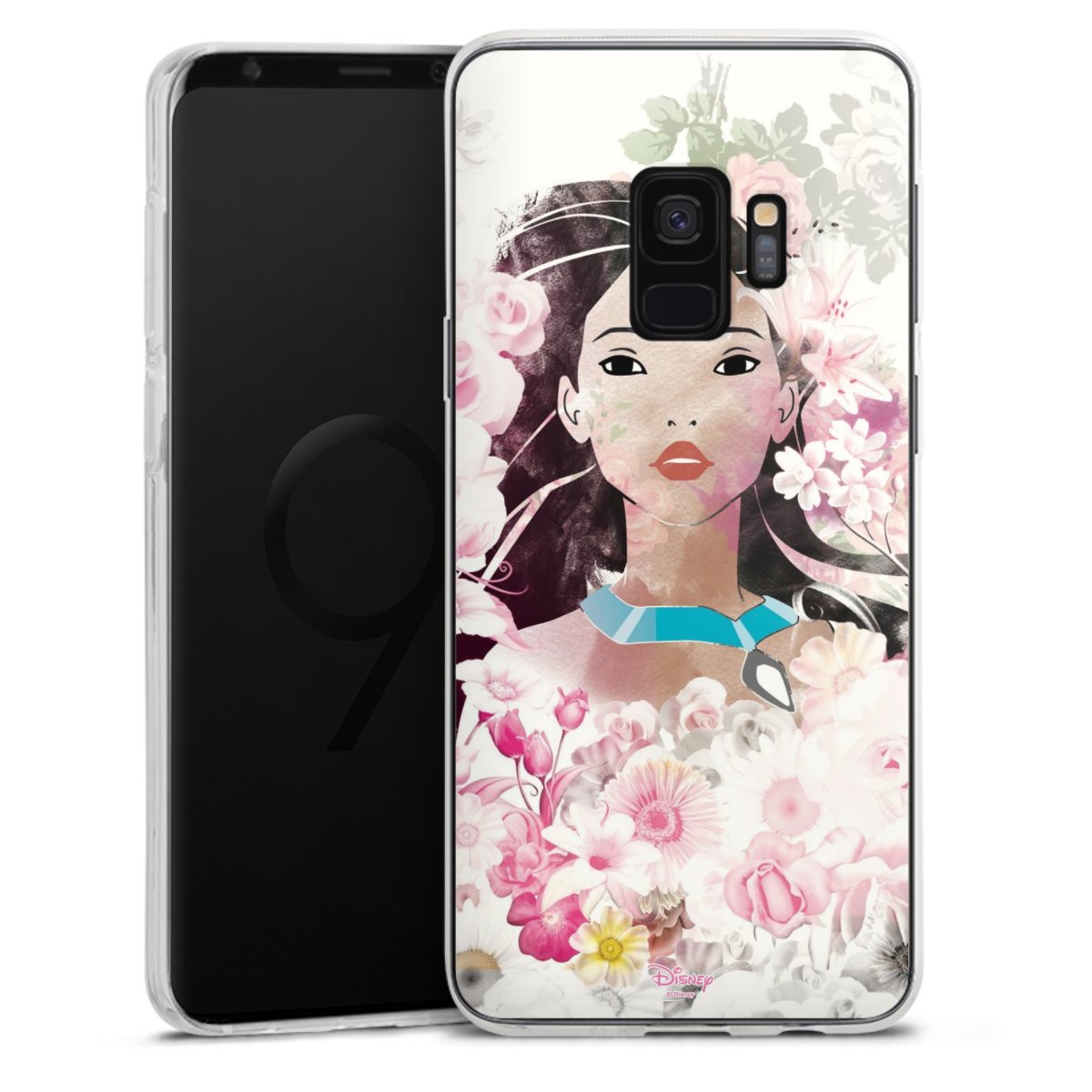 Galaxy S9 Handy Silikon Hülle Case transparent Handyhülle Pocahontas Official Licensed Product Disney Silikon Case