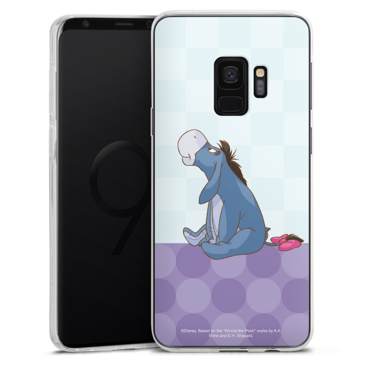 Galaxy S9 Handy Silikon Hülle Case transparent Handyhülle Disney Donkey Winnie The Pooh Silikon Case