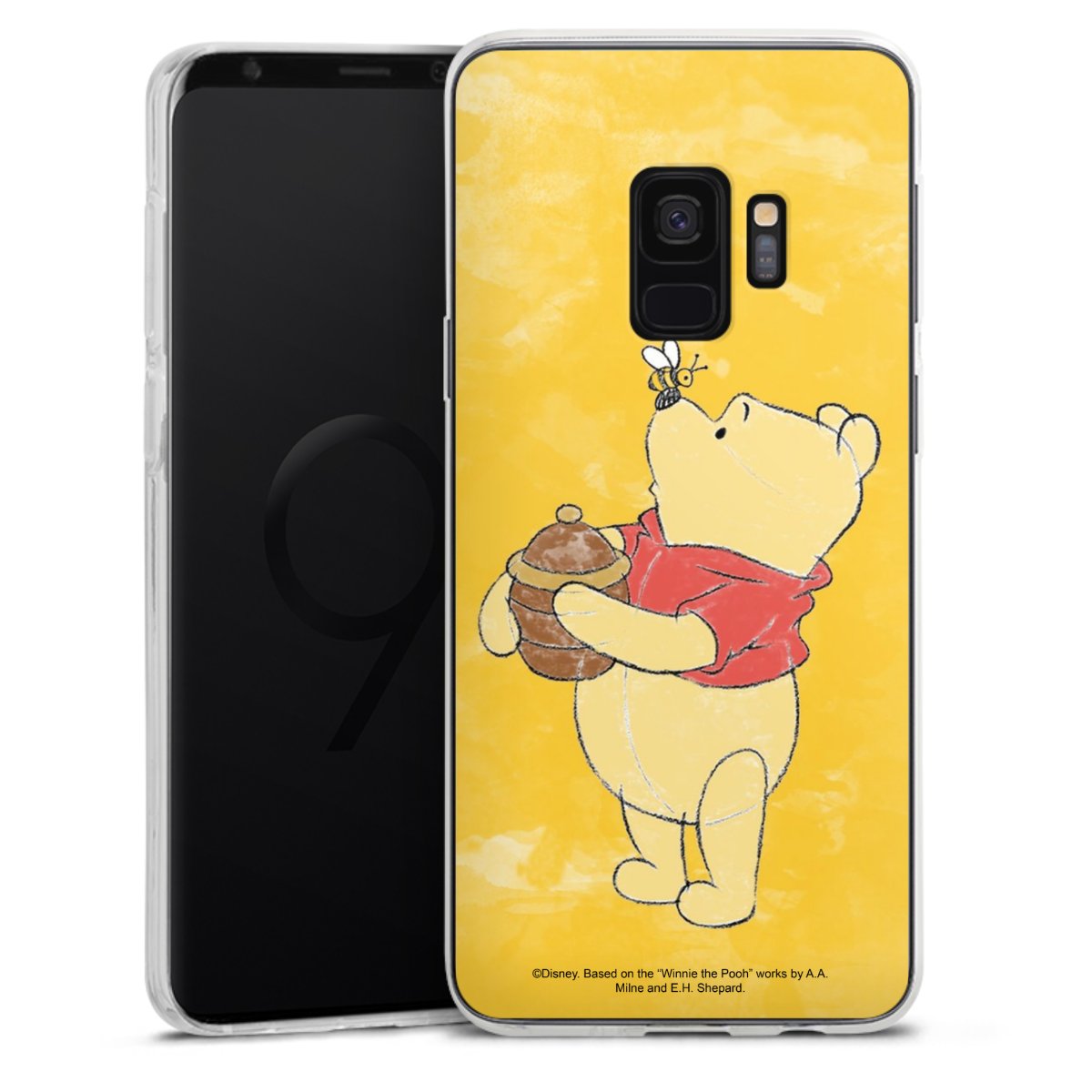 Galaxy S9 Handy Silikon Hülle Case transparent Handyhülle Official Licensed Product Winnie The Pooh Disney Silikon Case