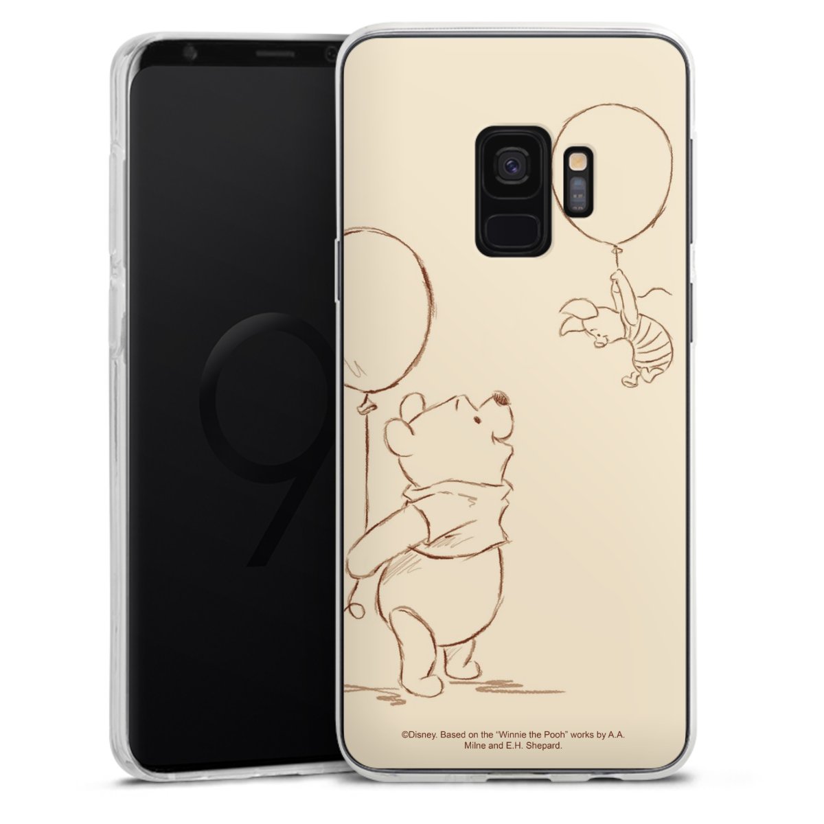 Galaxy S9 Handy Silikon Hülle Case transparent Handyhülle Official Licensed Product Winnie The Pooh Disney Silikon Case