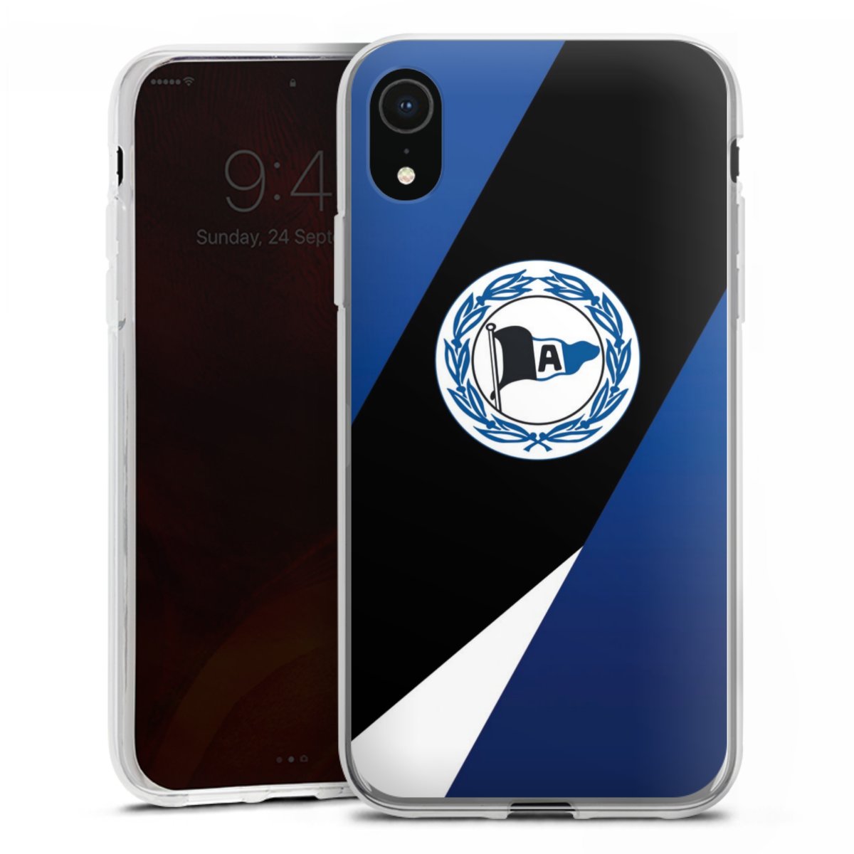 iPhone Xr Handy Silikon Hülle Case transparent Handyhülle Official Licensed Product Arminia Bielefeld Dsc Silikon Case