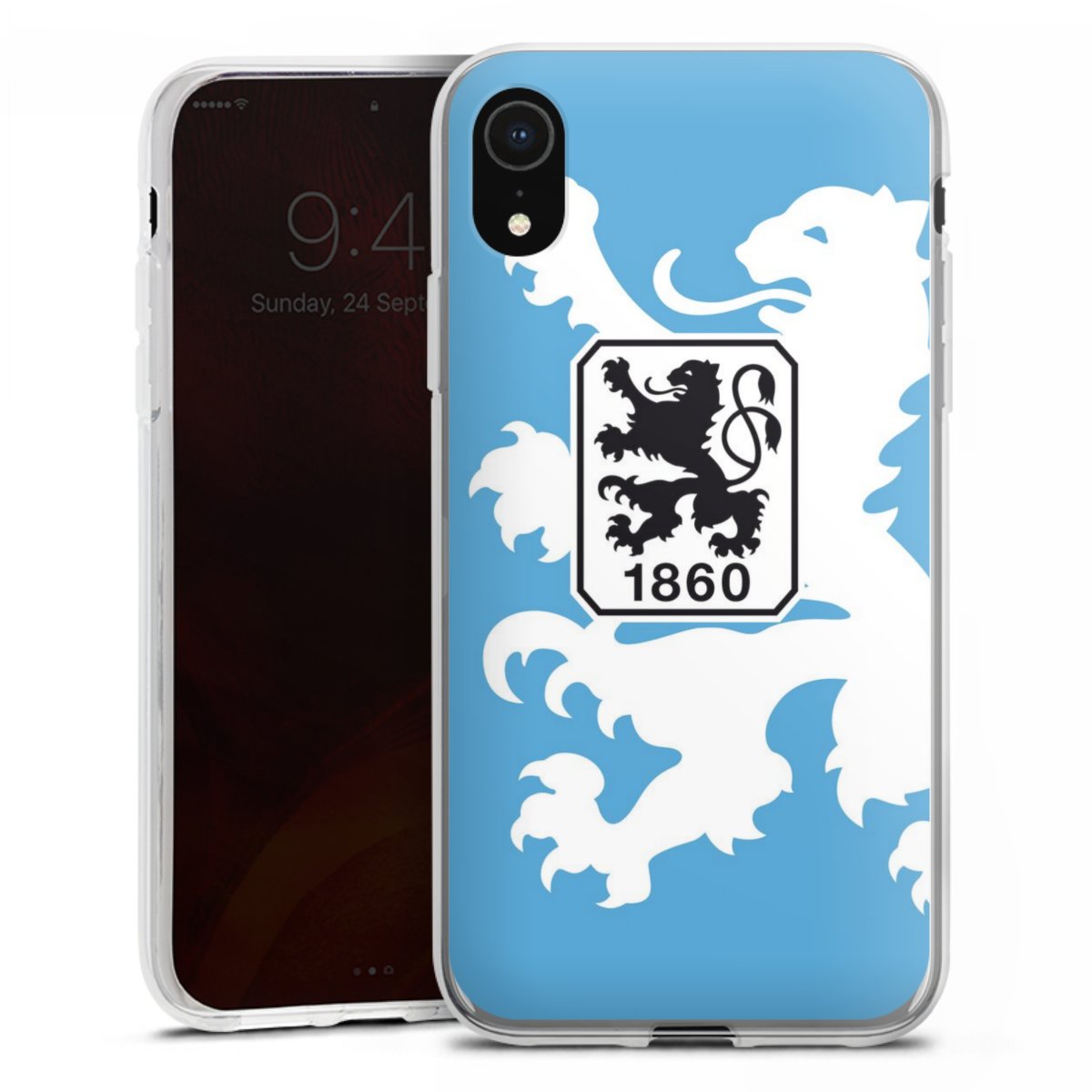 iPhone Xr Handy Silikon Hülle Case transparent Handyhülle Coat Of Arms Official Licensed Product Silikon Case