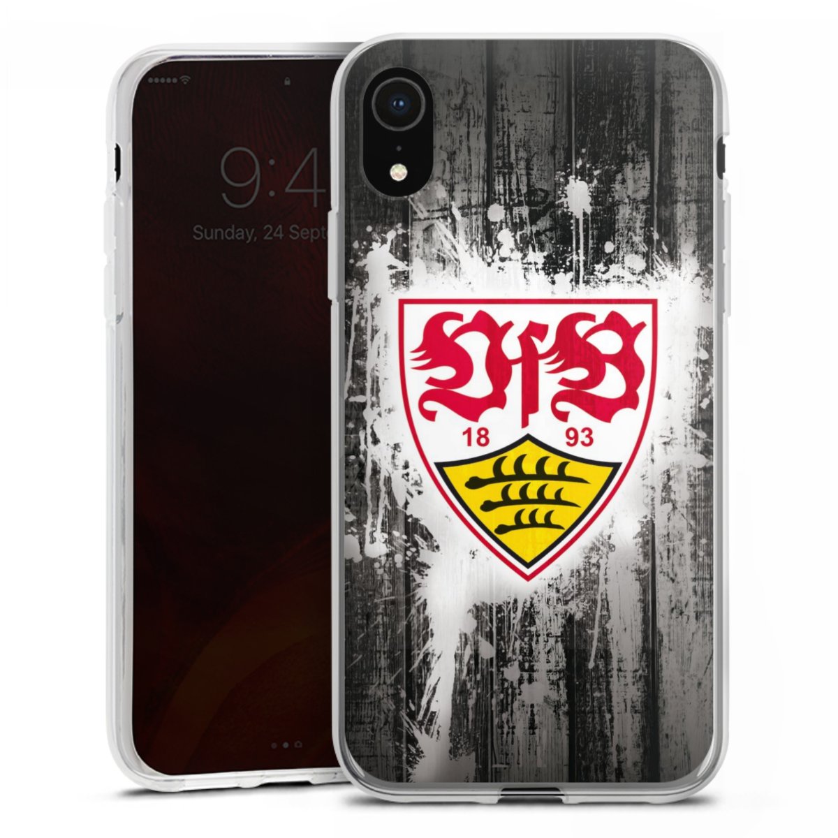 iPhone Xr Handy Silikon Hülle Case transparent Handyhülle Vfb Stuttgart Official Licensed Product Silikon Case