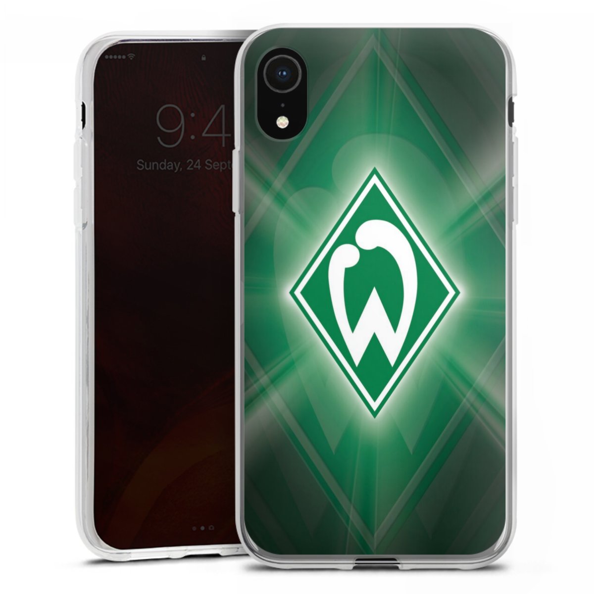 iPhone Xr Handy Silikon Hülle Case transparent Handyhülle Sv Werder Bremen Official Licensed Product Coat Of Arms Silikon Case