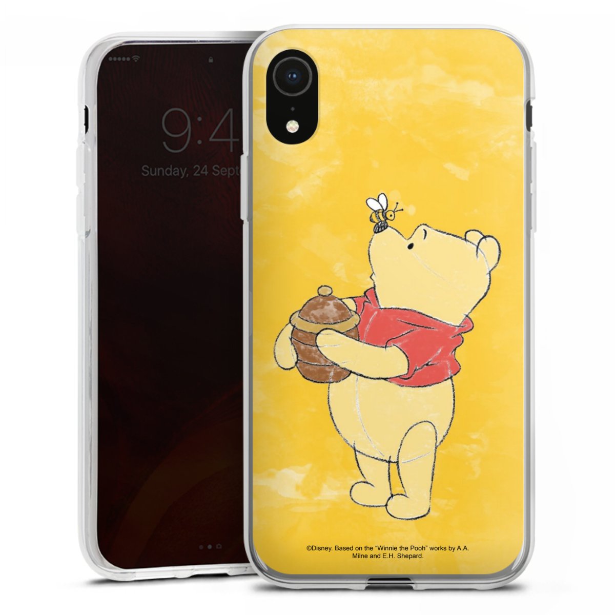 iPhone Xr Handy Silikon Hülle Case transparent Handyhülle Official Licensed Product Winnie The Pooh Disney Silikon Case