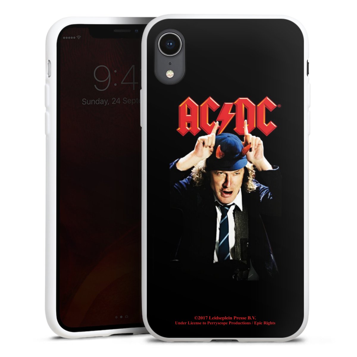 iPhone Xr Handy Silikon Hülle Case weiß Handyhülle Merchandise Acdc Riverplate Silikon Case