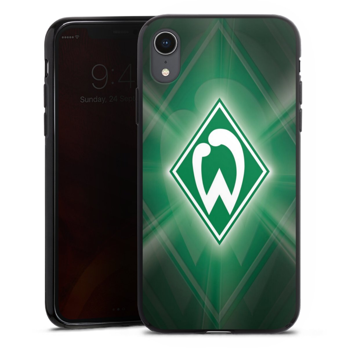 iPhone Xr Handy Silikon Hülle Case schwarz Handyhülle Sv Werder Bremen Official Licensed Product Coat Of Arms