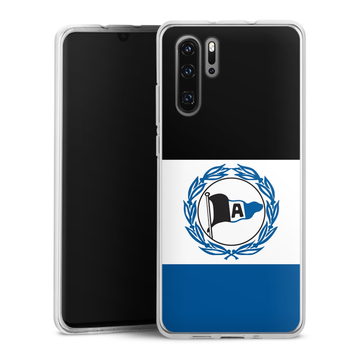 Huawei P30 Pro Handy Silikon Hülle Case transparent Handyhülle Arminen Official Licensed Product Arminia Bielefeld Silikon Case