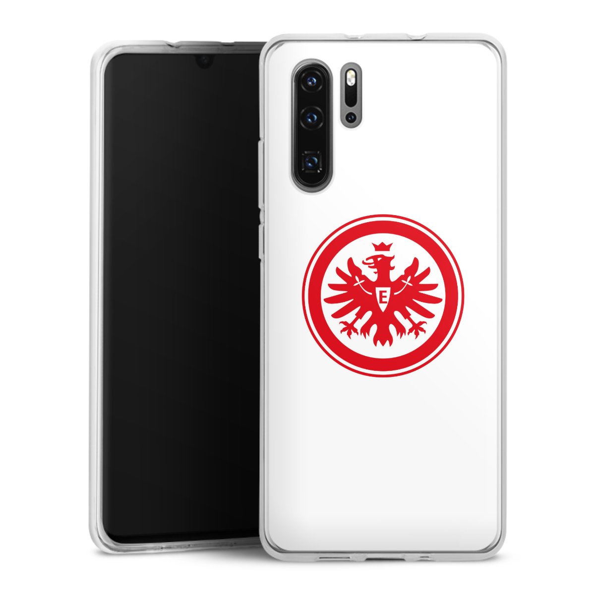 Huawei P30 Pro Handy Silikon Hülle Case transparent Handyhülle Sge Eintracht Frankfurt Official Licensed Product Silikon Case