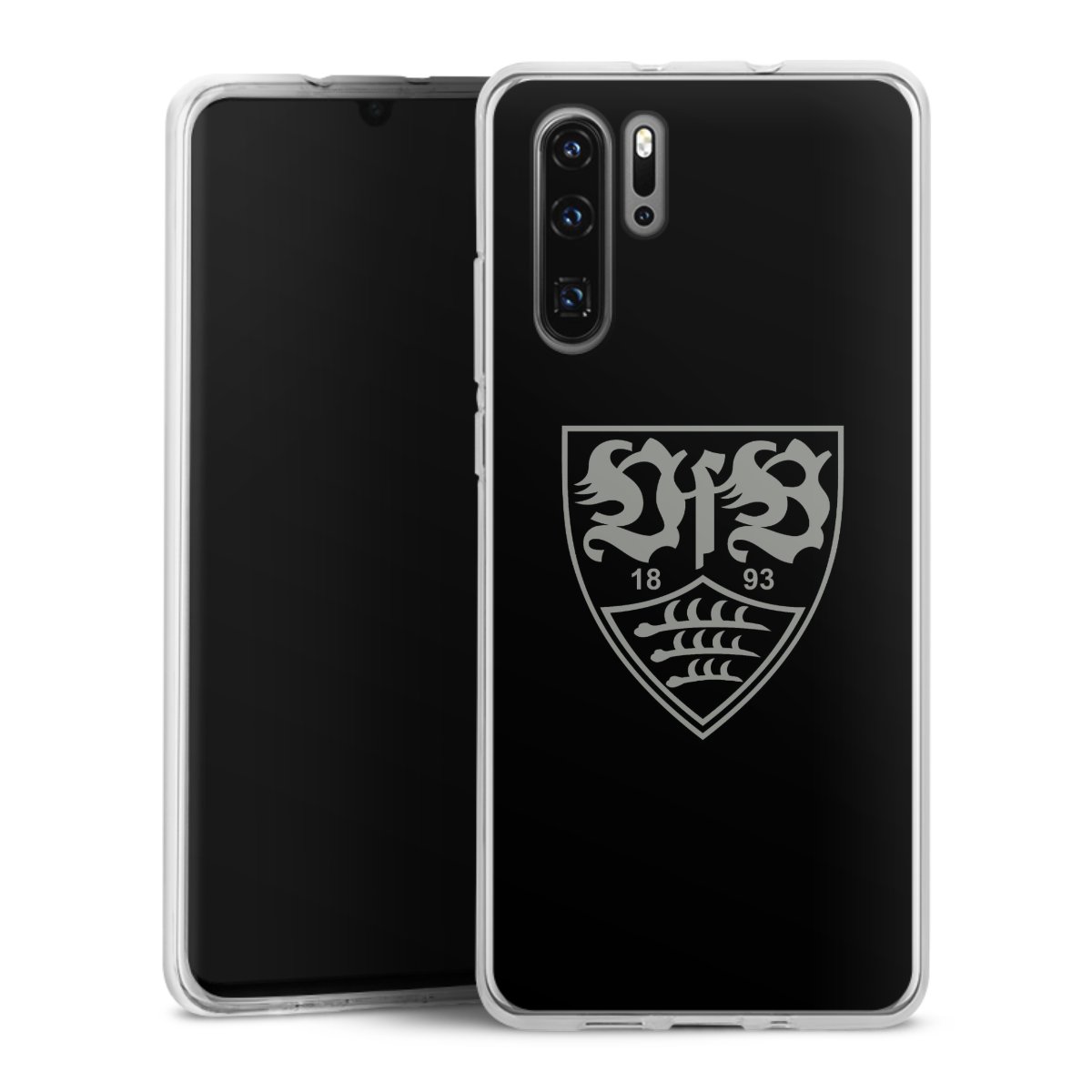 Huawei P30 Pro Handy Silikon Hülle Case transparent Handyhülle Official Licensed Product Vfb Stuttgart Silikon Case