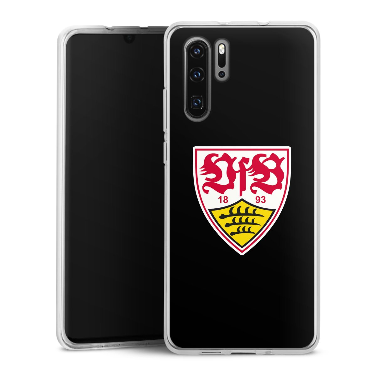 Huawei P30 Pro Handy Silikon Hülle Case transparent Handyhülle Vfb Stuttgart Official Licensed Product Coat Of Arms Silikon Case