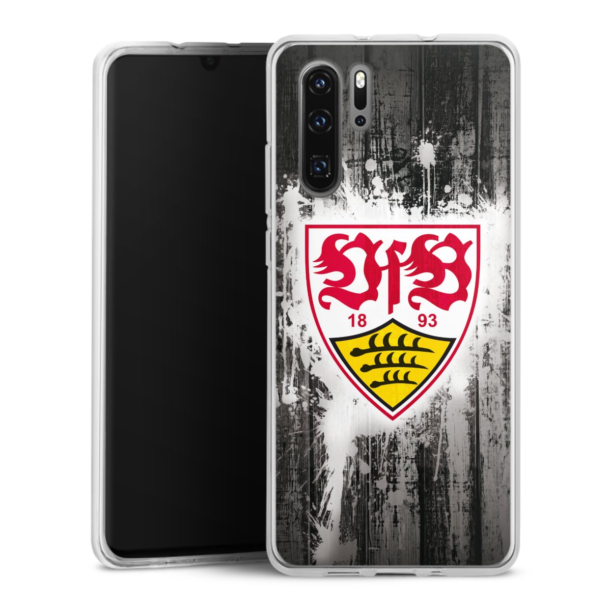 Huawei P30 Pro Handy Silikon Hülle Case transparent Handyhülle Vfb Stuttgart Official Licensed Product Silikon Case