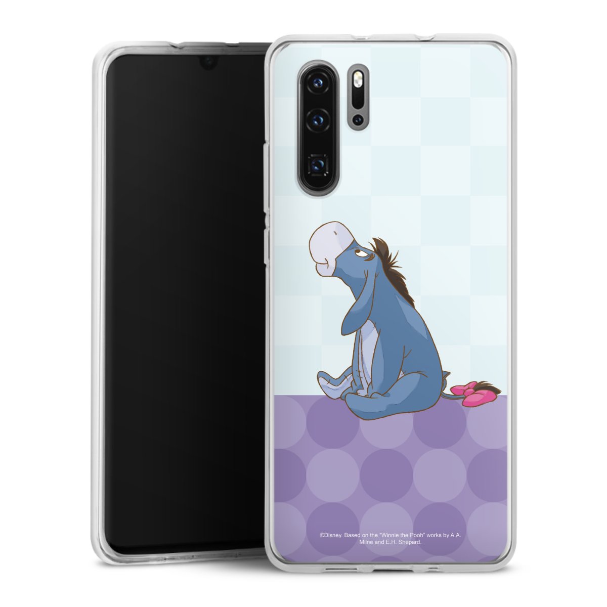 Huawei P30 Pro Handy Silikon Hülle Case transparent Handyhülle Disney Donkey Winnie The Pooh Silikon Case