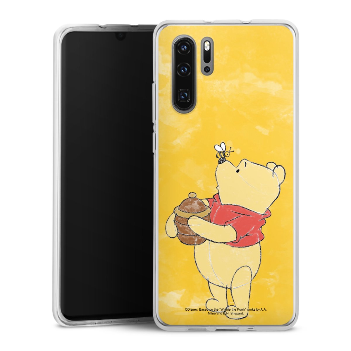 Huawei P30 Pro Handy Silikon Hülle Case transparent Handyhülle Official Licensed Product Winnie The Pooh Disney Silikon Case