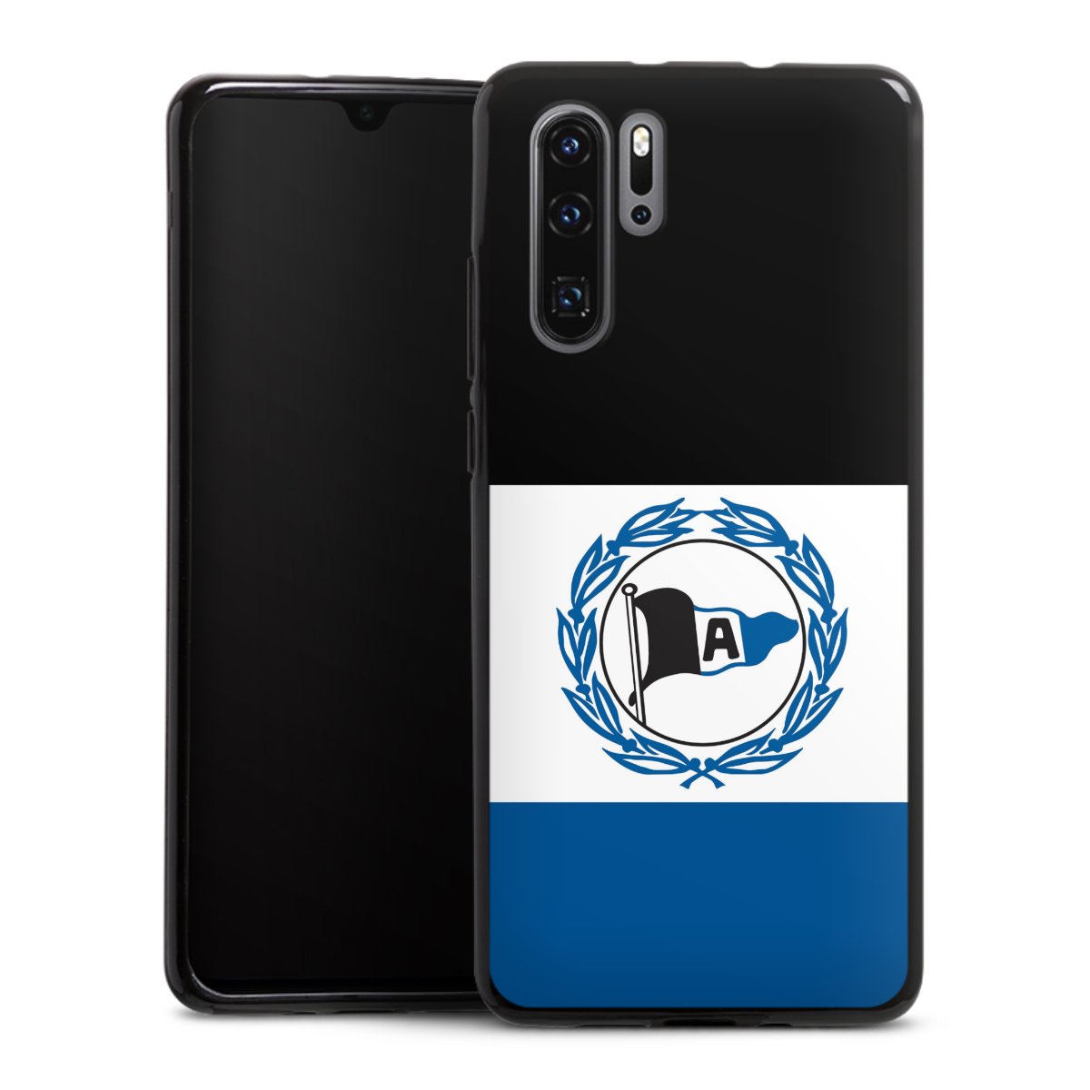 Huawei P30 Pro Handy Silikon Hülle Case schwarz Handyhülle Arminen Official Licensed Product Arminia Bielefeld