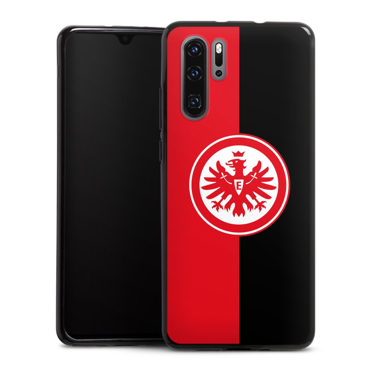 Huawei P30 Pro Handy Silikon Hülle Case schwarz Handyhülle Official Licensed Product Eintracht Frankfurt Sge