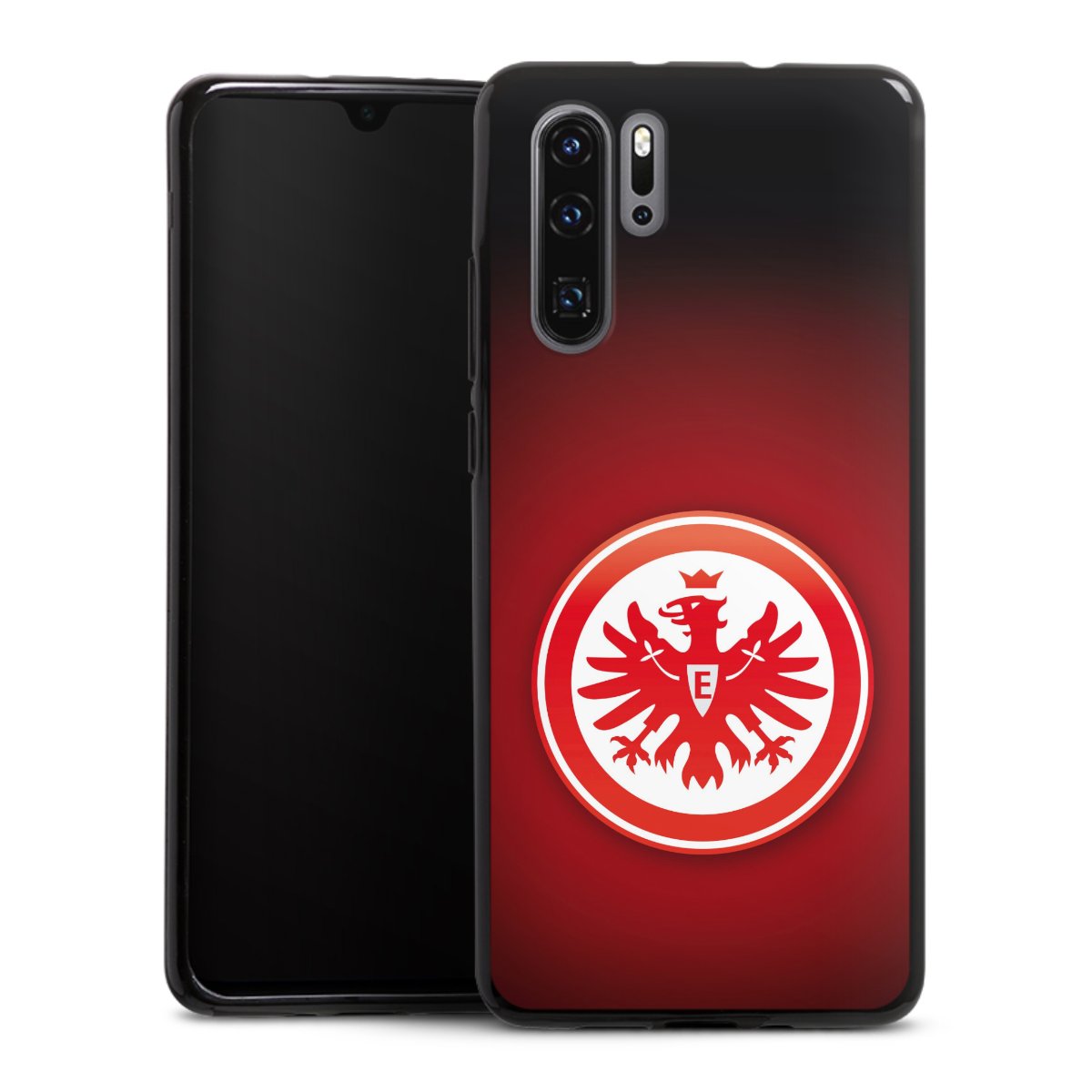 Huawei P30 Pro Handy Silikon Hülle Case schwarz Handyhülle Eintracht Frankfurt Official Licensed Product Coat Of Arms