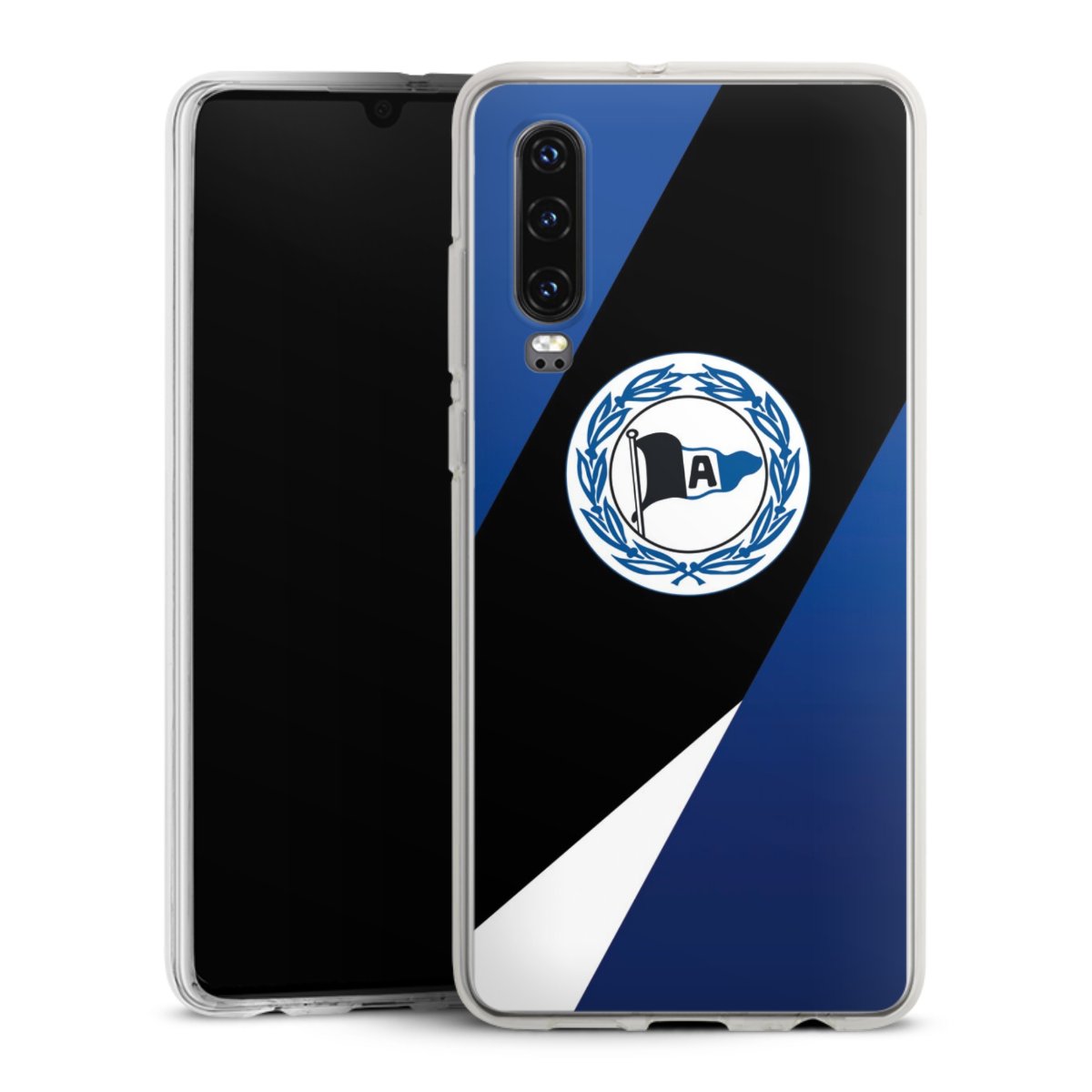 Huawei P30 Handy Silikon Hülle Case transparent Handyhülle Official Licensed Product Arminia Bielefeld Dsc Silikon Case