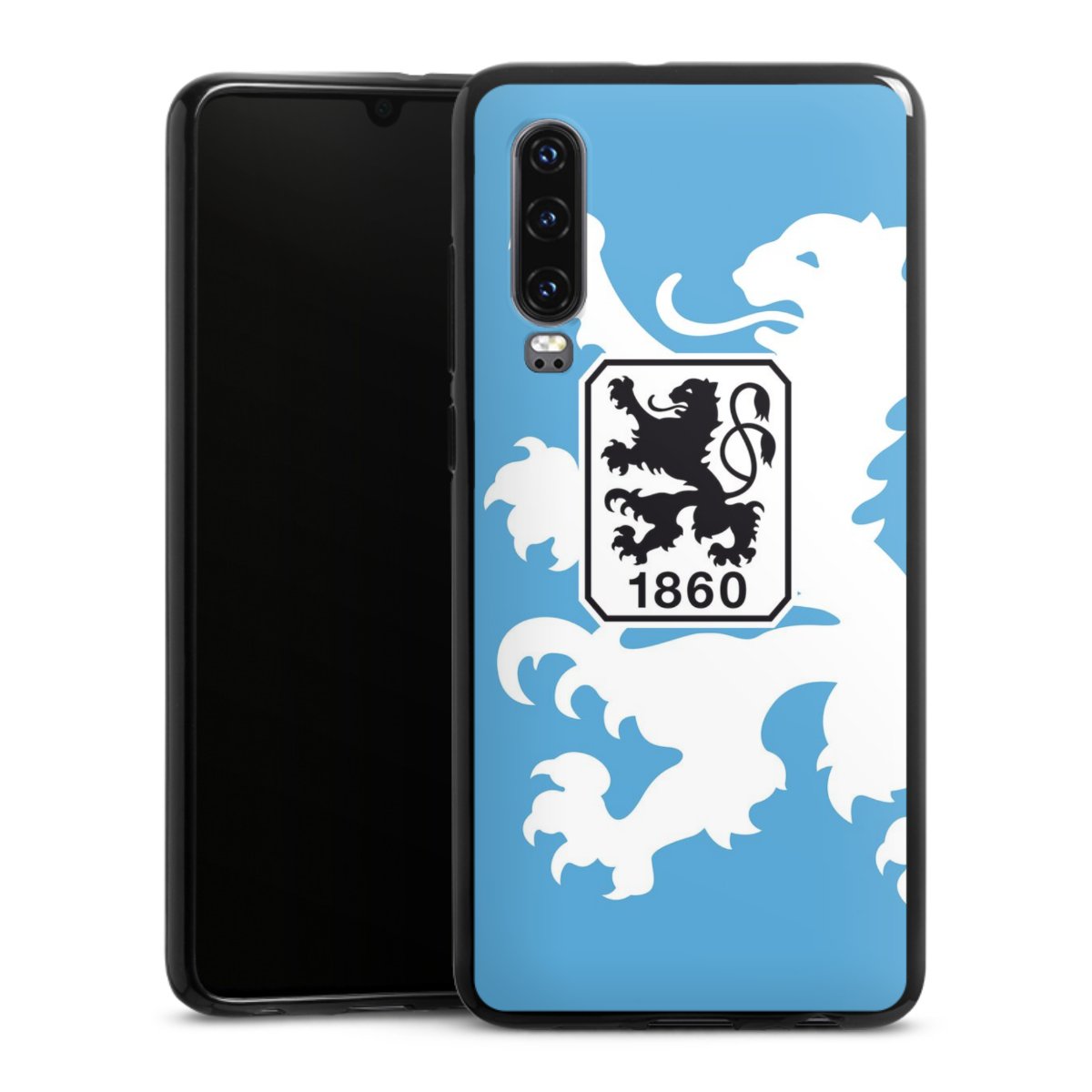 Huawei P30 Handy Silikon Hülle Case schwarz Handyhülle Coat Of Arms Official Licensed Product