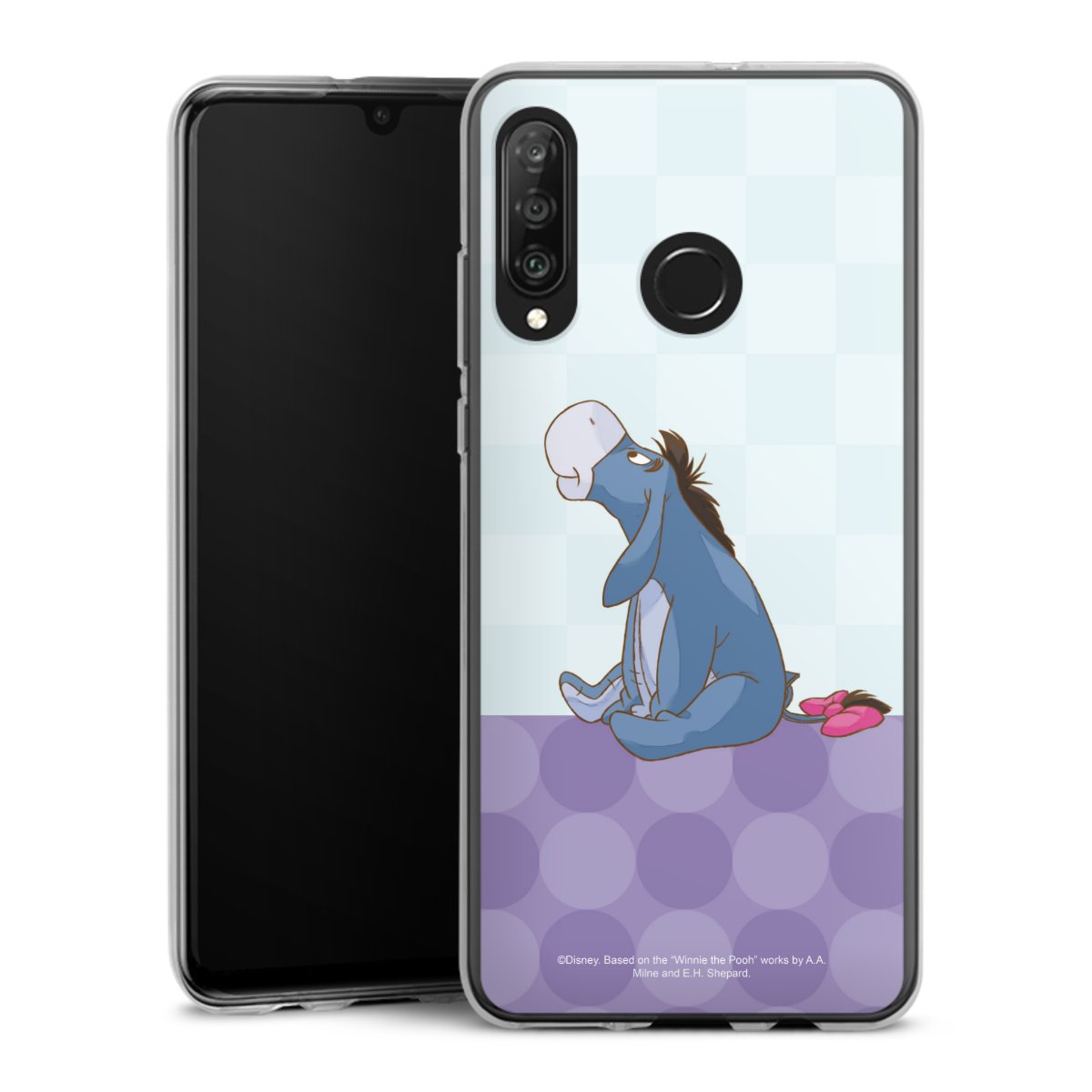 Huawei P30 Lite Handy Silikon Hülle Case transparent Handyhülle Disney Donkey Winnie The Pooh Silikon Case