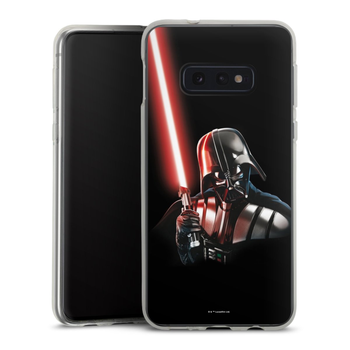 Galaxy S10e Handy Silikon Hülle Case transparent Handyhülle Star Wars Merchandise Darth Vader Silikon Case