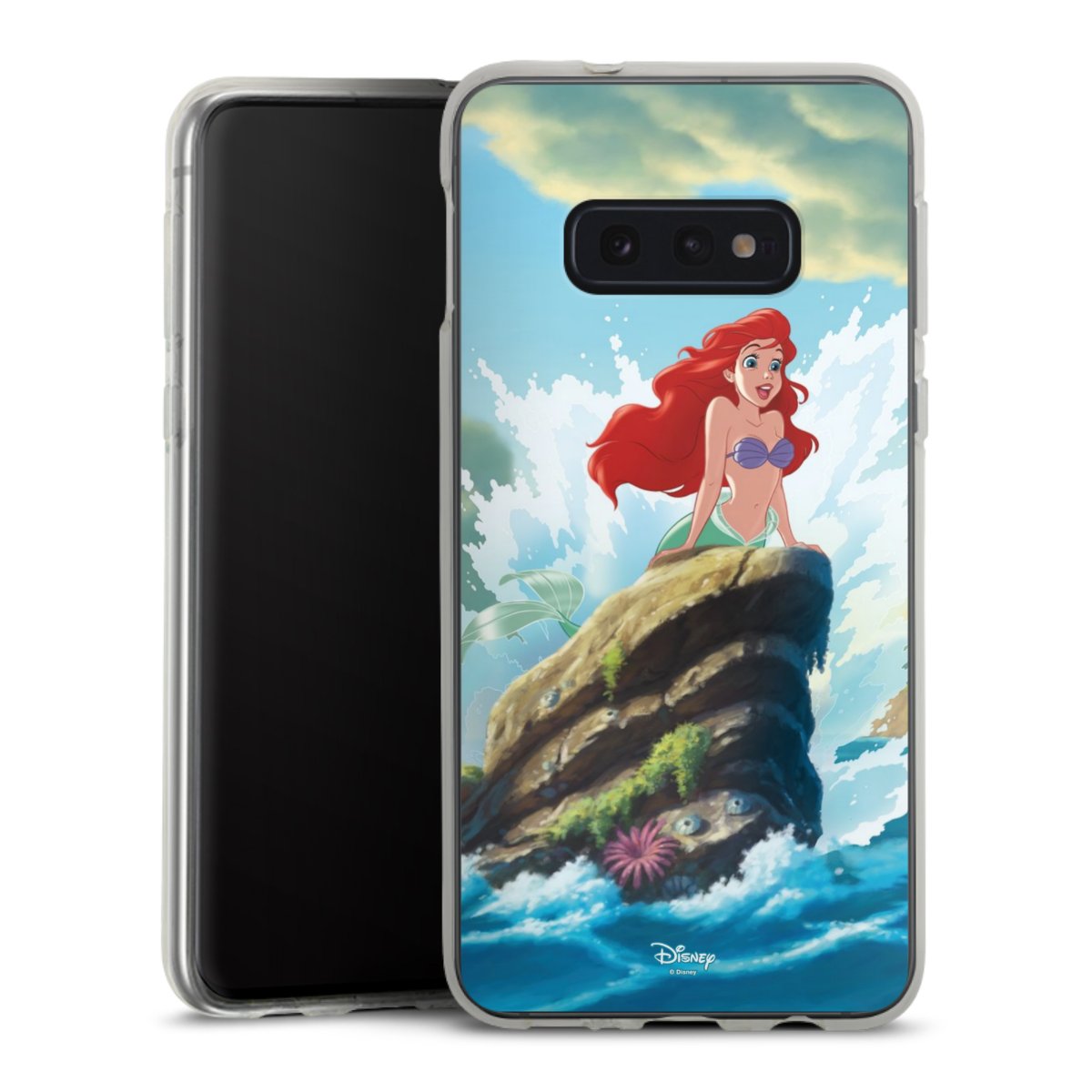 Galaxy S10e Handy Silikon Hülle Case transparent Handyhülle Mermaid Arielle Die Meerjungfrau Official Licensed Product Silikon Case