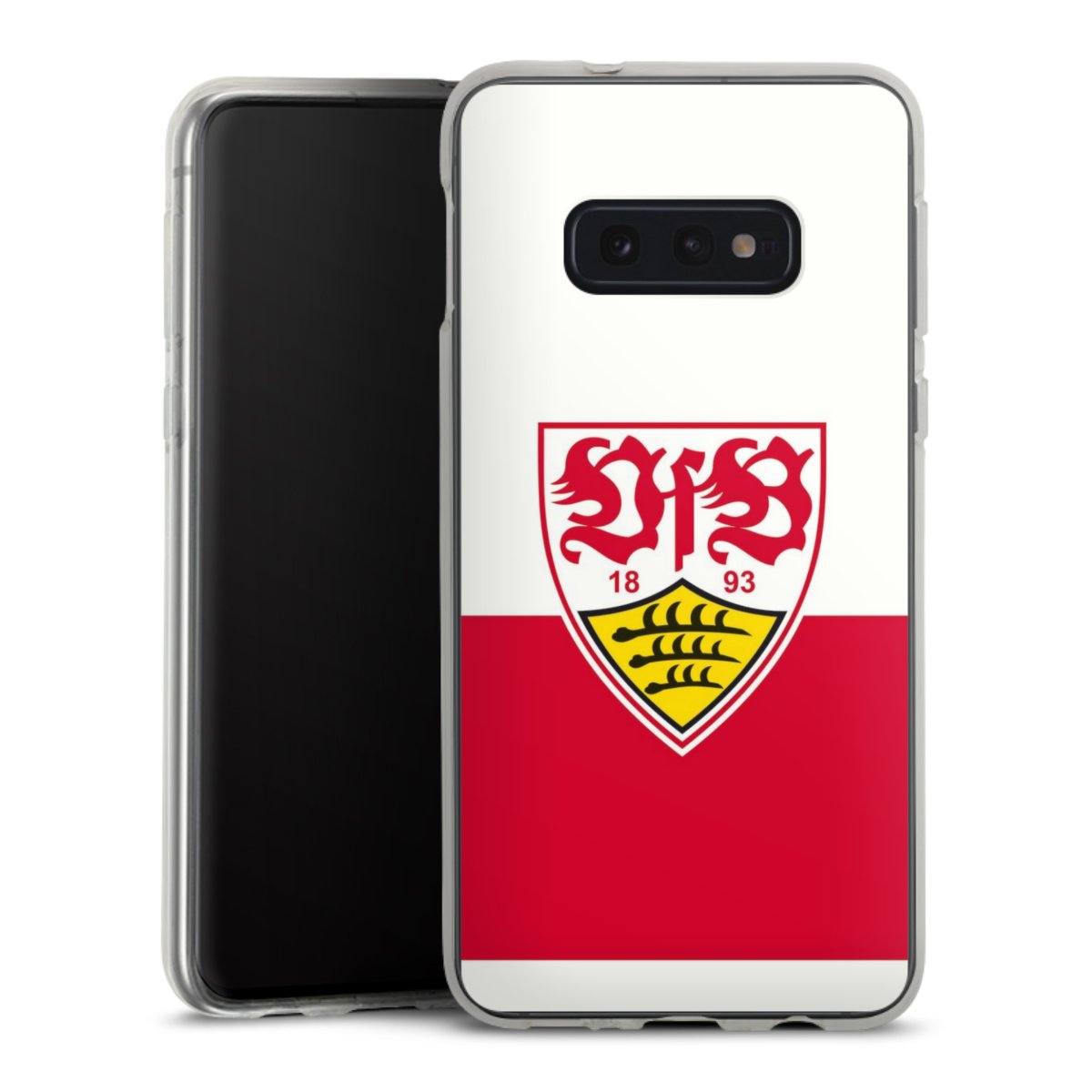 Galaxy S10e Handy Silikon Hülle Case transparent Handyhülle Official Licensed Product Logo Vfb Stuttgart Silikon Case